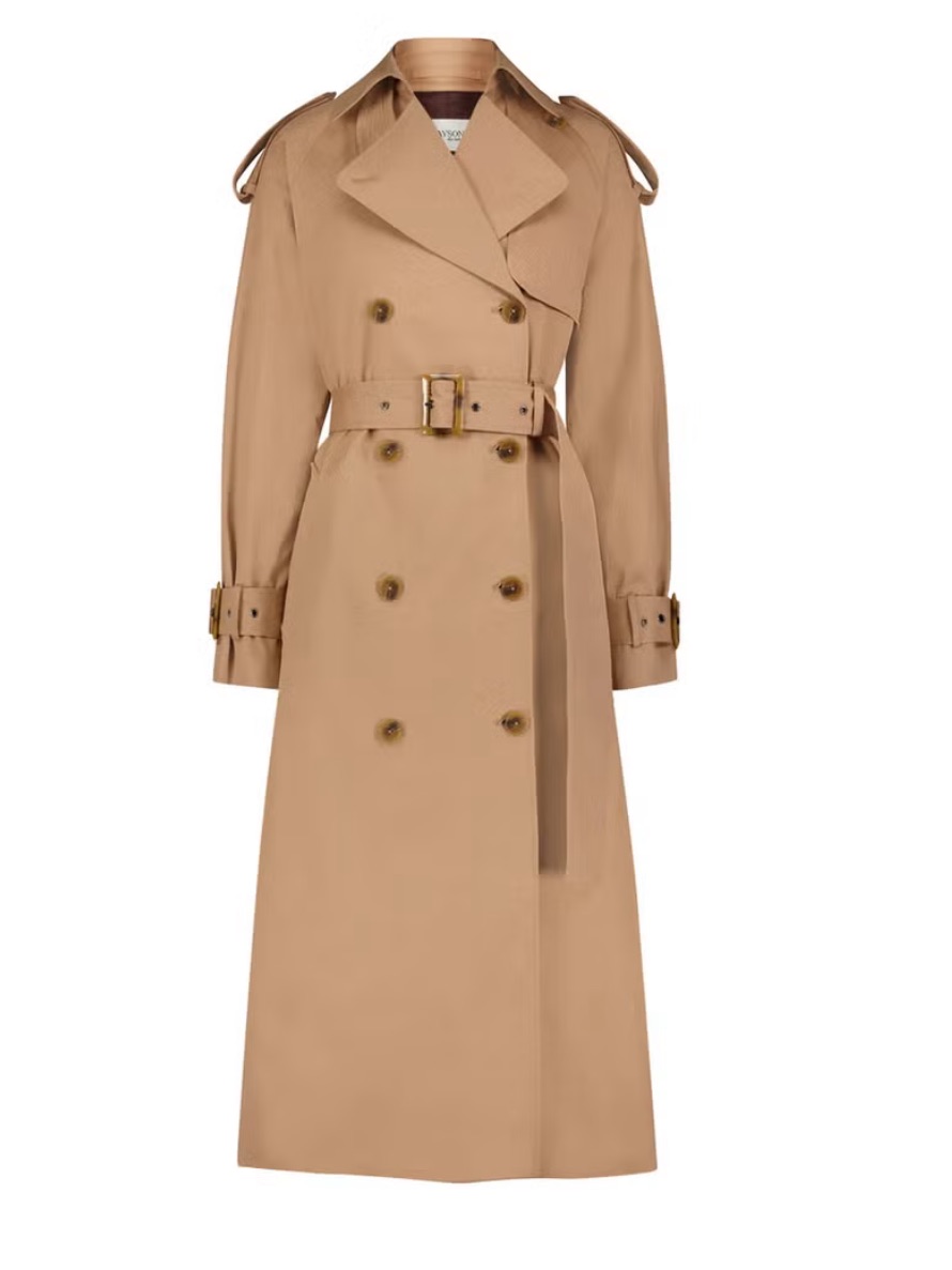 Nwot Mayson The Label Classic Camel Gabardine Trench Coat *Discontinued* — image 5 of 8